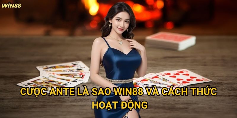 Cược ante là sao Win88 và vai trò của nó trong game? 2 Cược ante là sao Win88 và cách thức hoạt động?
