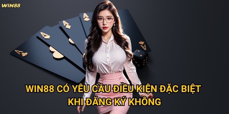 Đăng ký Win88 có khó khăn và mất nhiều thời gian không? 3 Win88 có yêu cầu điều kiện đặc biệt khi đăng ký không?